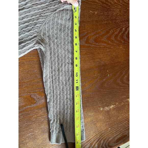 Jeanne Pierre Womens 2XL Brown Open Front Cardigan Kimono Light weight Knit - Picture 6 of 7